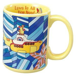 The Beatles Mug Vandor 14-Ounce Mug, The Beatles Yellow Submarine