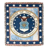 Personalized Air Force Tapestry Blanket Gift