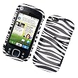 Motorola CLIQ XT (T-Mobile) Snap-On Protector Hard Case Image Cover Zebra Design