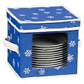 Whitney Design 532SF Holiday Dinnerware Storage Chest for Dessert Plates/Bowls