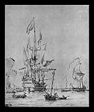 Willem van de Velde d. J. (Maritime) Framed Art Poster Print - 13