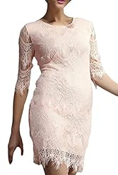 Checkered Print Lace Polyester Spring Summer Winter  Dress