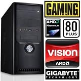 #4082 STROM SPAR Gaming / Multimedia COMPUTER | Phenom II X4 945 4x3.0 GHz | 640 GB SATA II | 8192MB DDR3 1333 | Gigabyte GA-78LMT | AMD Radeon HD 6850 Overclocked 1024 MB DDR5 | 22xDVD±Brenner | 7.1 Sound | GigabitLAN | Battlefield3 flüssig in Full-HD mit max. Details