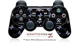 Sony PS3 Controller Skin Pastel Butterflies Blue on Black