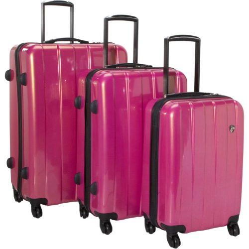  Cheap Price Heys Usa Prisma 3 Piece Luggage Set Pink Glitter