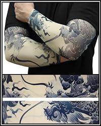 Dragon of China Temporary Tattoo Sleeves (Pair) #28