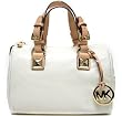 Michael Michael Kors Grayson Small Satchel, Vanilla