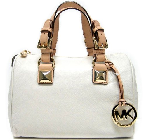 Michael Michael Kors Grayson Small Satchel, Vanilla 