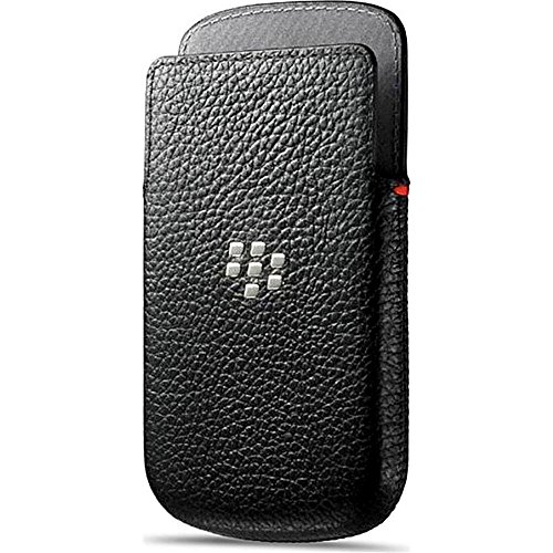 BlackBerry Leather Pocket for BlackBerry Q10 - Black