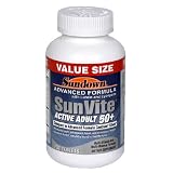 Sundown SunVite Active Adult 50+, Advanced Formula with Lutein and Lycopene, 200 Tablets (Pack of 2)