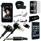 Bundle Kit for Apple iPod Touch iTouch 2G 3G 8GB 16GB 32GB 64GB home, car charger, screen protector, silicone skin, leather case, FM Transmitter 2nd 3rd Gen