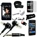 Bundle Kit for Apple iPod Touch iTouch 2G 3G 8GB 16GB 32GB 64GB home, car charger, screen protector, silicone skin, leather case, FM Transmitter 2nd 3rd Gen