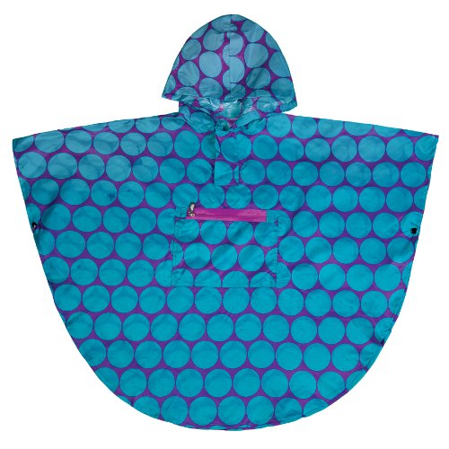 Wildkin Big Dot Aqua Poncho (6-12)