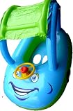 from B2A Blue Green Castle Baby Swim Boat/swim seat, with steering wheel & Steering wheel, New (Model BGB-2011)