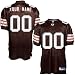 Cleveland Brown Jerseys : Reebok NFL Equipment Cleveland Brown Brown Alternate Authentic Customized Jersey