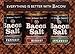 J&D's Bacon Salt 3 Flavor Variety Pack in Gift Box, Low Sodium & Natural
