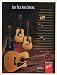 1996 Fender DG Series Acoustic Guitars Print Ad (47883)