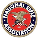 NRA Guns rifles pistol car bumper sticker 4" x 4"