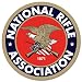 NRA Guns rifles pistol car bumper sticker 4" x 4"