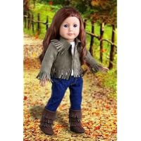 Siege Jacket - 4 piece outfit includes jacket, tank top, skinny jeans and boots - American Girl Doll Clothes