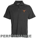 Cutter & Buck Texas Longhorns Charcoal DryTec Championship Performance Polo