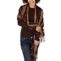 Mossimo&reg; Rouched Wrap With Lurex - Burgundy