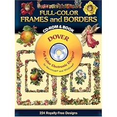 Full-Color Frames and Borders CD-ROM and Book (Dover Pictorial Archives)