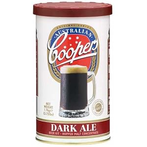 Complete Coopers Brewery Dark Ale Beer Kit Package