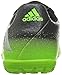 adidas Performance Kids' Messi 16.3 Turf Soccer Shoe (Little Kid/Big Kid), Dark Grey/Metallic Silver/Neon Green, 2.5 M US Little Kid