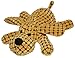 Patchwork Pet Waffle Wags Dog 14-Inch Squeak Toy for Dogs