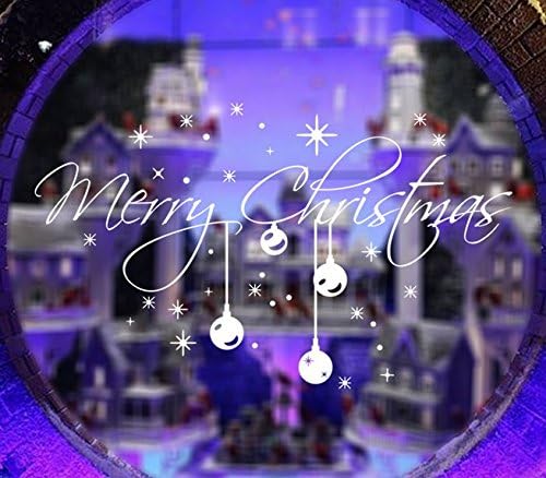 2016 New Year Christmas Decoration Snowflakes Window Clings Stickers PVC High Quality Easy to Apply and Remove Adorable for a Merry Christmas