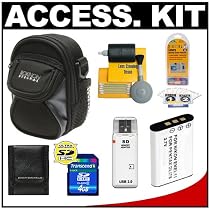 Rokinon Digital Camera Weather Resistant Carry Case + EN-EL11 Battery + 4GB SDHC Card + Cleaning Kit for Nikon Coolpix S550 & S560 Digital Cameras