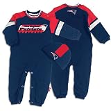 Patriots Genuine Stuff Infants Coverall & Cap