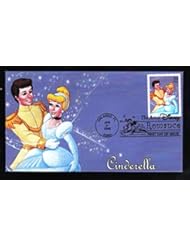 Single Detail Page Misc: Walt Disney Art Stamp on First Day Cover Cachet Romance. Cinderella. 4-21-2006