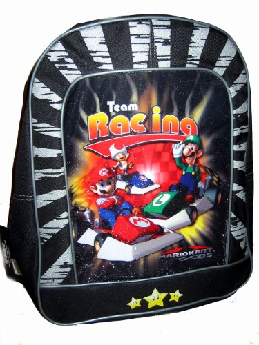 Nintendo Super Mario Luigi Toad Mariokart Ds Large Backpack Picture