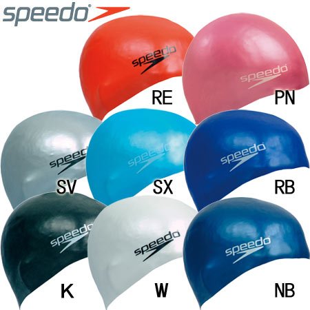 Speedo(スピード) シリコーンキャップ(ロゴ 1 個) SD97C03A SD97C03A