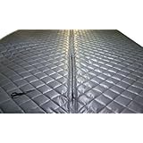 Singer Safety Double Faced Quilted Fiberglass Panel, 4' Width x 8' Height x 2" Thick