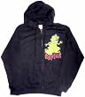 Nickelodeon Rugrats Reptar the Dinosaur Black Mens Zip-up Hoodie