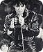 Elvis Presley Vintage Black and White Music MOUSE PAD