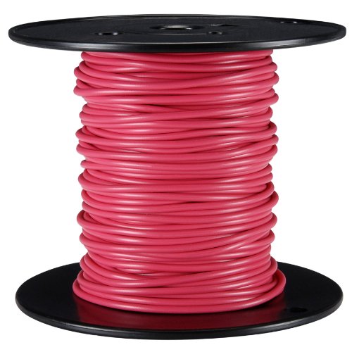 JSC Wire 16 AWG Red Primary Hook Up Wire 100 ft. USA