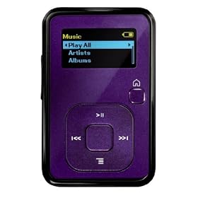 Sandisk SDMX18R-004GI-E57 Sansa Clip Plus 4GB MP3 Player with Radio and Expandable MicroSD/MicroSDHC Slot - Purple