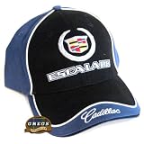 Cadillac Escalade Hat Cap Blue Black Apparel Clothing by Gregs Automotive LLC