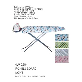 LIGHTWEIGHT TOP QUALITY IRONING BOARD AND COVER EASY FOLDING CONPACT DESIGN