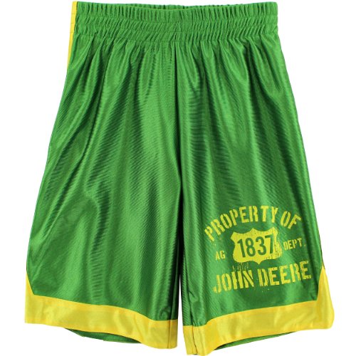 John Deere Boys Green Athletic Dazzle Shorts (Little Kid/Big Kid)