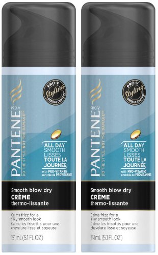 Pantene Pro-V Thick Hair Smooth Blow Dry Creme, 5.1 oz, 2 pk