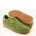 PUMA Roma Green New Lace-Ups Shoes Mens