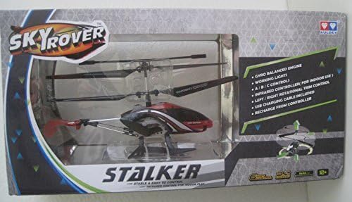 Sky Rover Stalker Remote Control 3-Channel Gyro Helicopter RC USB Rechargable by Auldel Toys by Auldel Toys