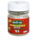 Herbox Granular Sodium Free Beef Bouillon, 3.3-Ounce (Pack of 6)