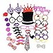 Seekingtag Photo Booth Props for Children Birthay Cosplay Halloween Party Fun Party Favor(31pcs)