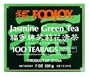 Foojoy Jasmine Green Tea, 7oz 100 Individually Wrapped Teabags